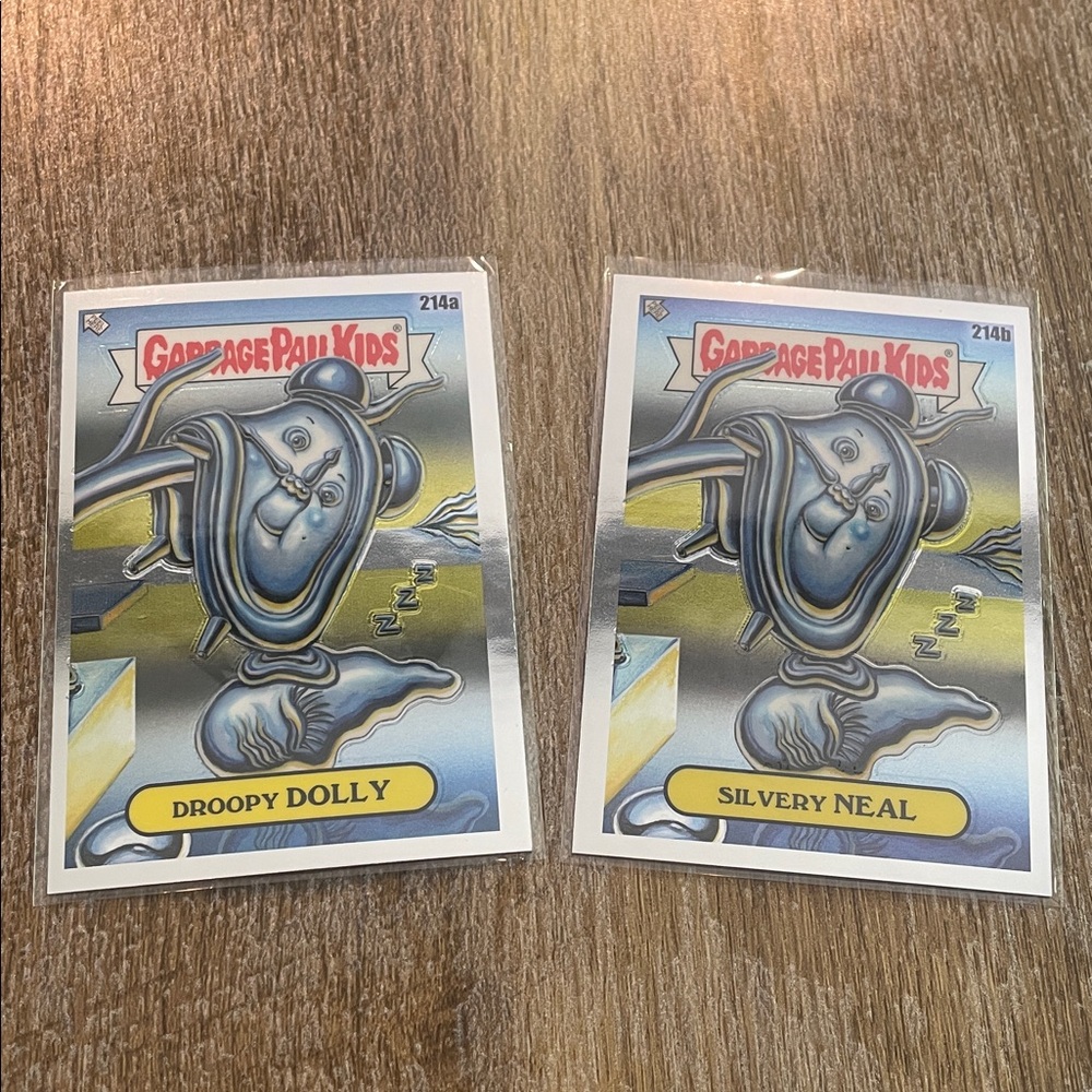 ✨10/$10✨ GPK Chrome Series 5 Droopy Dolly and Silvery Neal 214a/214b